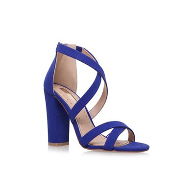 Blue 'Sian' high heel sandals